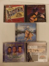 Lot Of 5 Mixed Genre Audio CDs Bundle Listing #1 Brand New Factory Sealed
