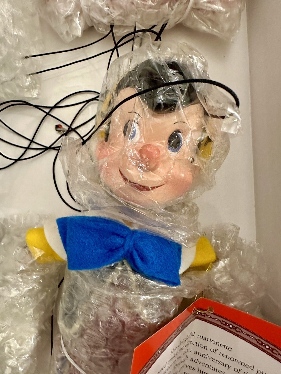 Rare Disney's Pinocchio 60th Anniversary Marionette by Bob