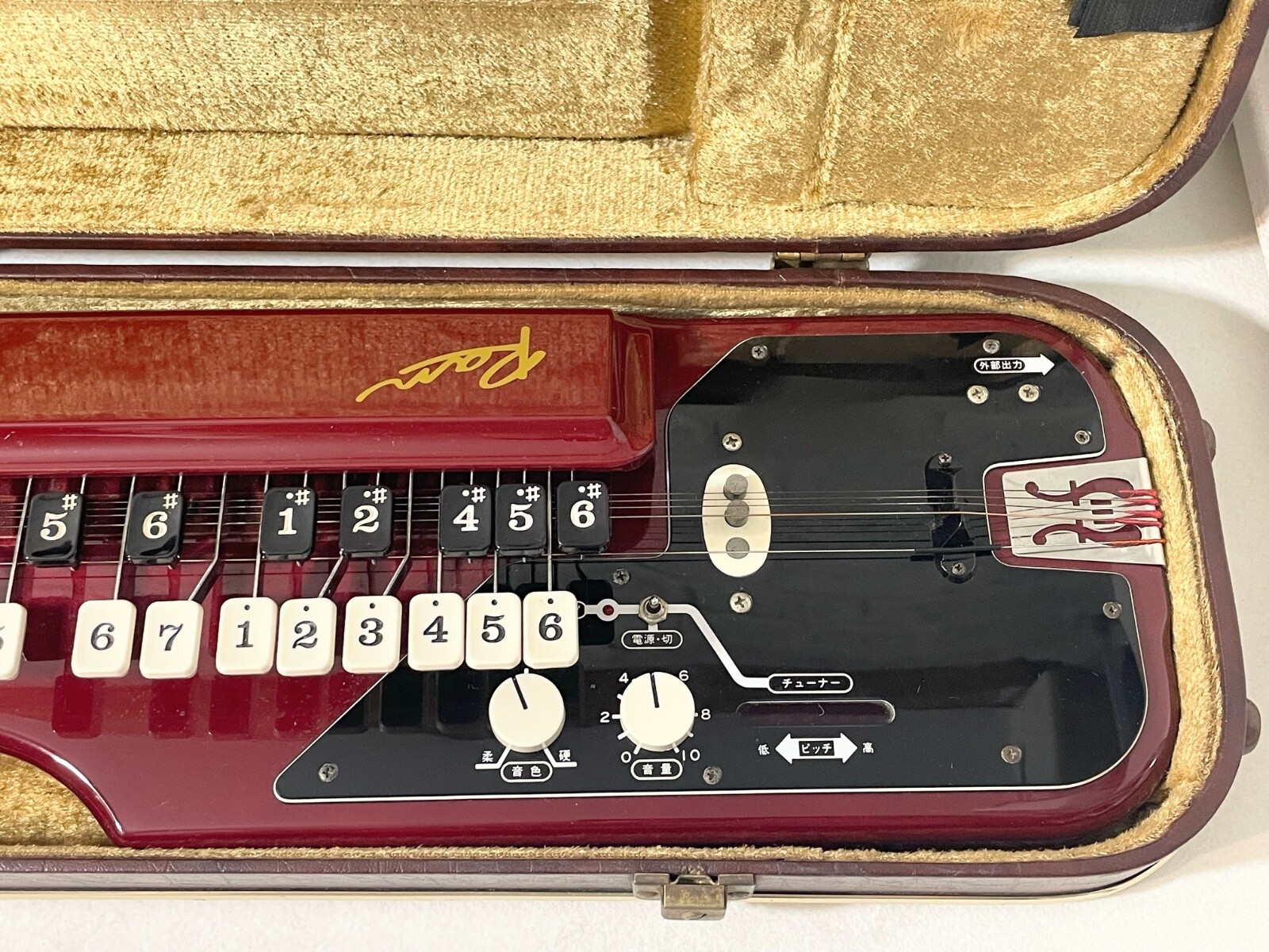 Peacock harp Electric nagoya Suzuki Taishogoto Taishokoto Ran soprano used Japan