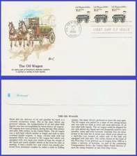 USA4 #2130 U/A FLEETWOOD FDC STR3  Oil Wagon