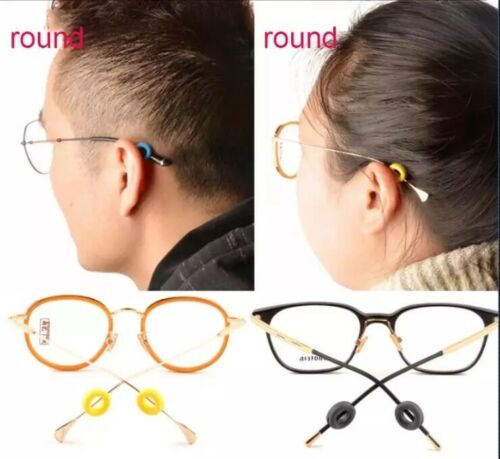 Anti-Slip Tip Ear Grip Hook Glasses Spectacle Silicone Holder Sports Temple - Picture 4 of 16