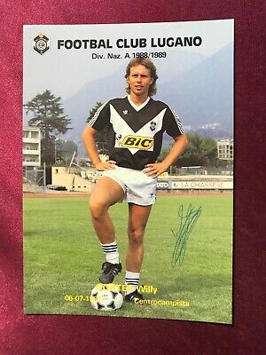 Autograph EDWIN GORTER-FC Lugano 88/89-Ex-New England Revolution/Miami  Fusion-AK