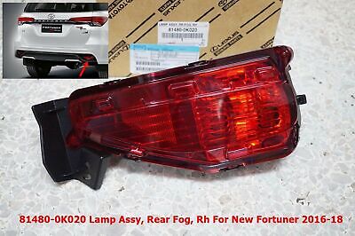81480-0K020 Genuine Rear Fog Lamp RH For Toyota New Fortuner 81480-0K020 Genuine Rear Fog Lamp RH For Toyota New Fortuner