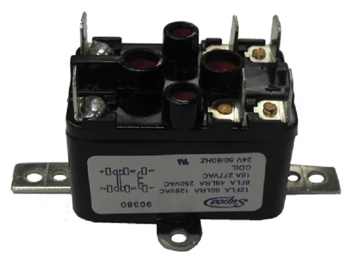 Supco 90380 General Purpose Fan Relay, NO/NC, 24 VAC