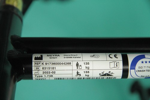 Rollstuhl Meyra Faltrollstuhl ohne Begleitpersonbremse Faltfahrer SB 44 #9543 - Bild 9 von 9
