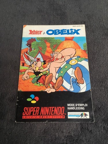 Notice Super Nintendo Astérix & Obélix FAH, Bon état - Photo 1 sur 1