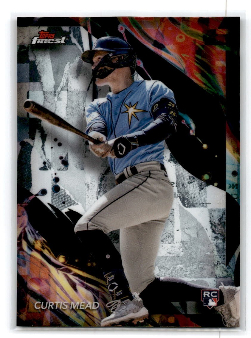 2024 Topps Finest Curtis Mead RC Uncommon #188 Rays