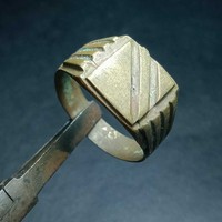 EXTREMELEY ANCIENT ROMAN BRONZE RING ENGRAVED