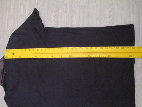 Pretty Green Polo Shirt Mens Medium Black Grey Floral Short Sleeve 1/4 Button - Picture 11 of 11