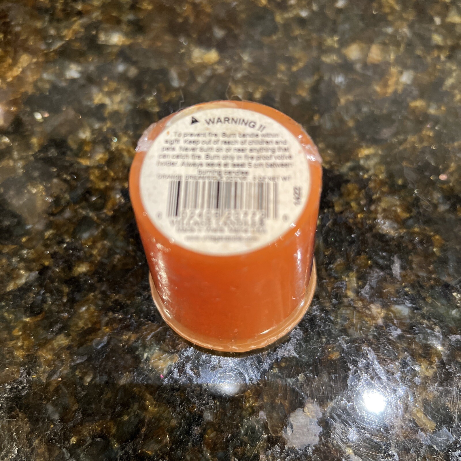 SET OF 2 LONGABERGER "CANDY CORN" VOTIVE CANDLEHOLDERS & ORANGE VILLAGE