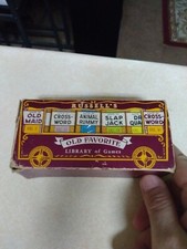 Russell's Old Favorite Library Of Games 1935 Card Set Of 6 Different Games Compl