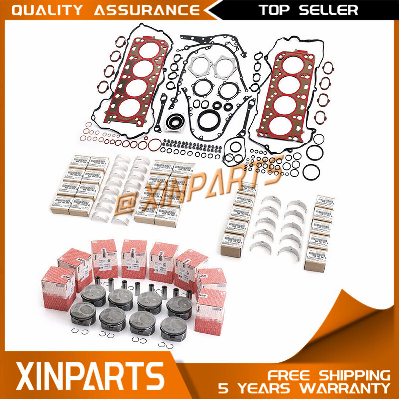 For Porsche Cayenne Panamera S 4S GTS 4.8L V8 Engine Overhaul Pistons