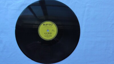 De John Sisters 78rpm Single 10-inch Epic Records #9172 In My