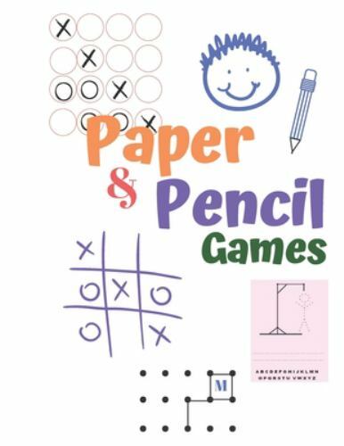 Games: Paper & Pencil Games: 2 Player Activity Book, Blue | Tic