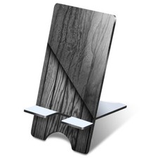 1x 3mm MDF Phone Stand BW - Imitation Wood Effect Oak #39699