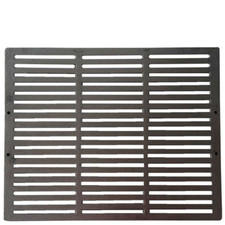 Grille de cendre / Barbecue en Fonte  pour cheminée 50 x 40H x 2,3cm LUNAWAY IT