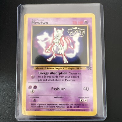 Pokémon Mewtwo Kids WB Presents Pokemon The First Movie Holo | eBay