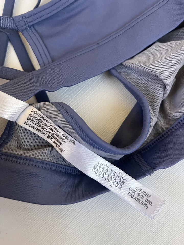 Victoria Sport Victoria's Secret Sports Bra Size S Small Cut Out Design Blue - Image 4 of 4