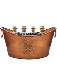Bumbu Rum Ice Bucket Spumantiera Luxury Metallo Color Rame Con Manici Gift Idea
