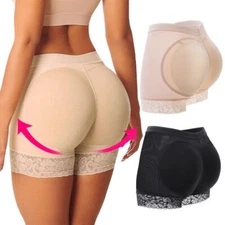 US Women FAKE ASS Butt Lift and Hip Enhancer Padded Underwear Pants Booty Shaper