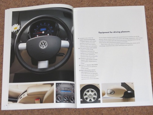 2003 VW BEETLE CABRIOLET UK Launch Sales Brochure - 1.4 1.6 2.0 1.9TDI Excellent - Picture 4 of 10