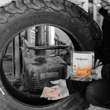 Magnum+ Tire Balancing Beads 4.5oz Wheel Balance Beads TPMS Compatible - 4 Bags