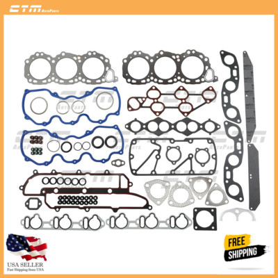 Head Gasket Set Graphite Fits 86-95 Nissan 300ZX D21 Maxima Pathfinder 3.0