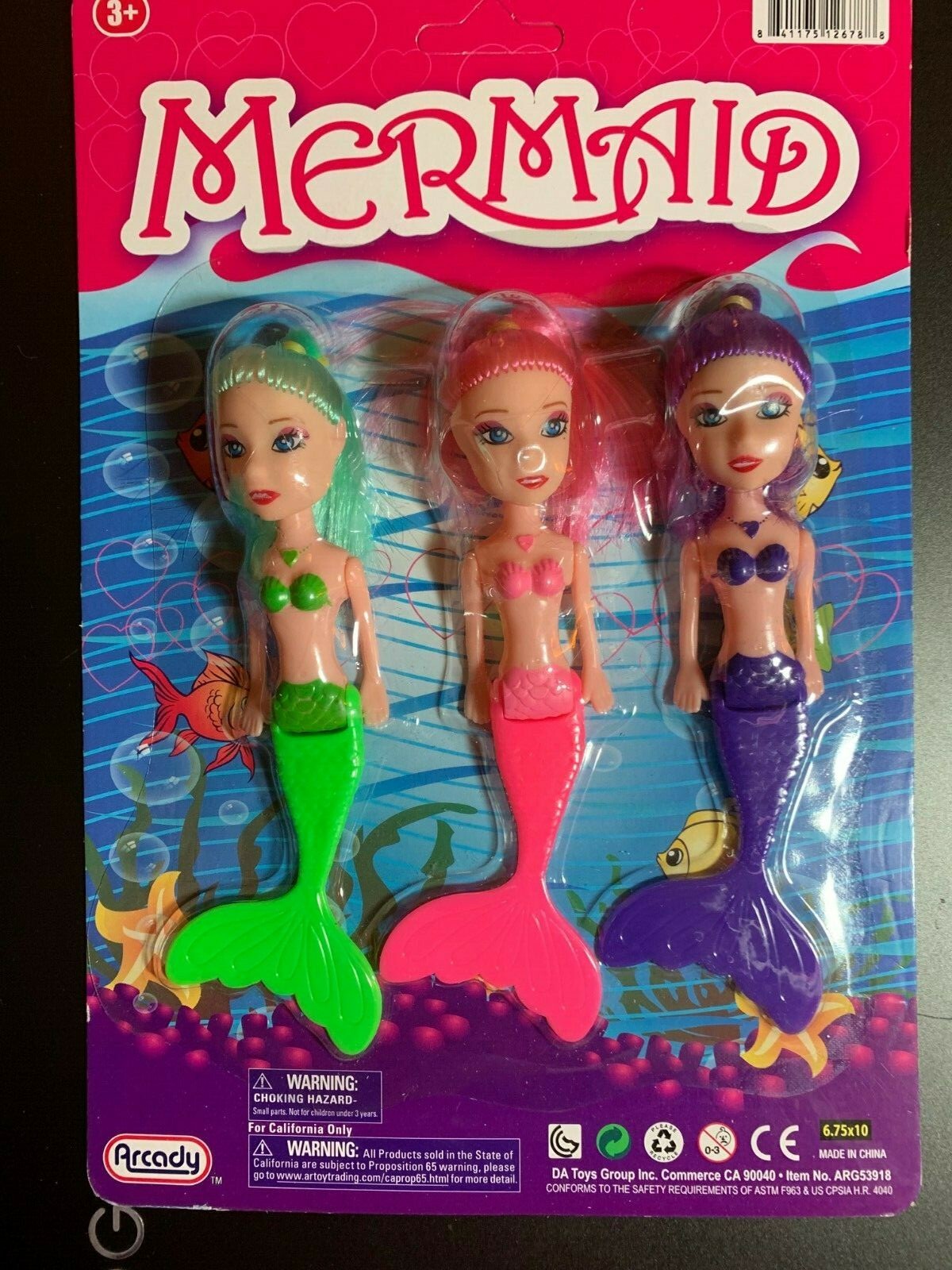 MERMAID DOLLS PACK OF 3 TOYS GIFTS DECORATIONS 6" BENDABLE NEW PARTY FAVORS  | eBay