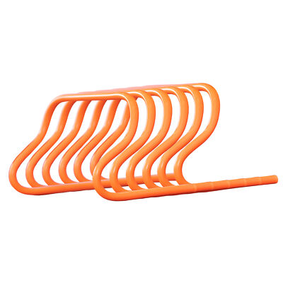 PRISP Haies D'entraînement PVC -Entraînement D agilité, Ensemble de 6, 9 in