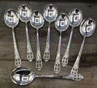 Crown Princess by Fine Arts Sterling Silver set of 8 Cream Soup Spoon 6 5/8"