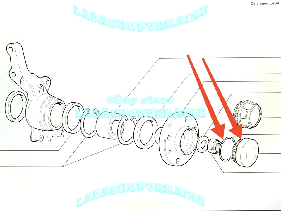 4x ORIGINAL Tapa del cubo de rueda LADA 2110 SAMARA KALINA PRIORA Wheel Hub Cap - Изображение 2 из 4