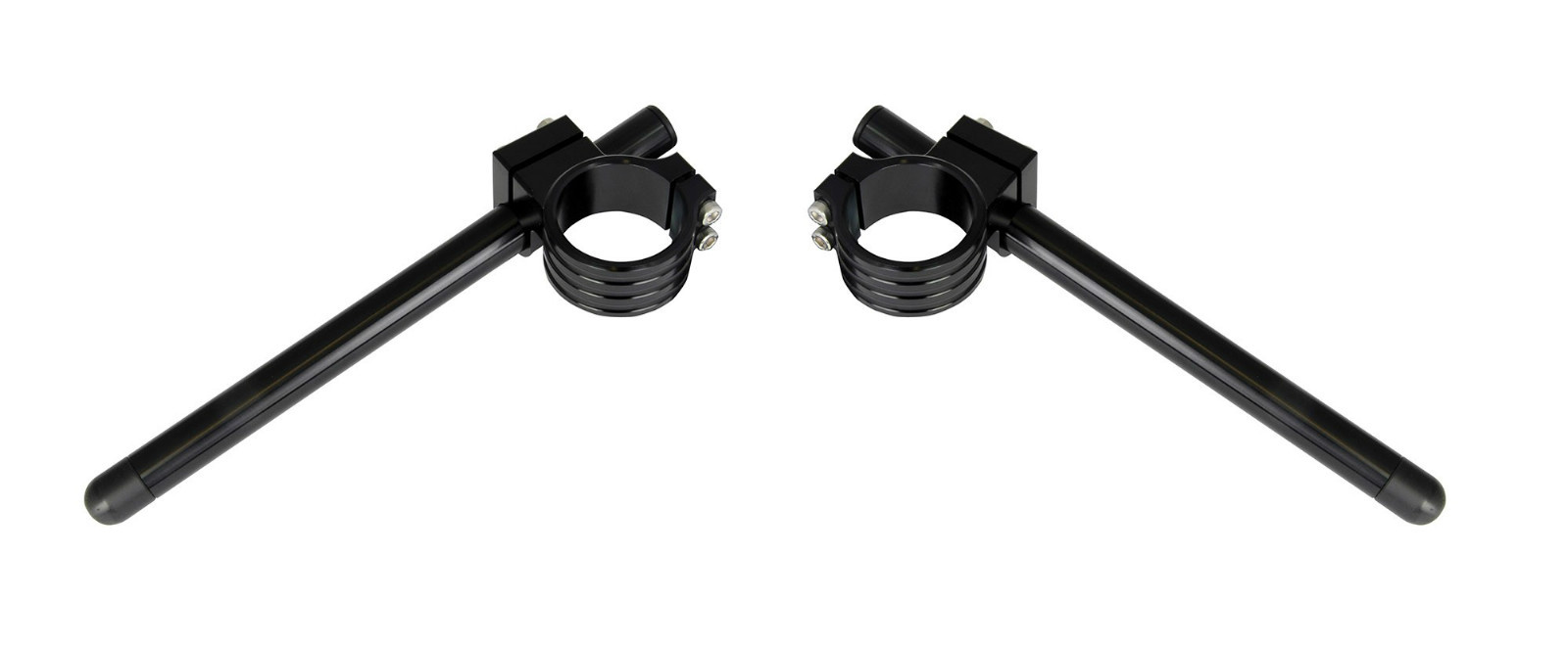 PAIR OF CLIP-ON HANDLEBARS 50MM - HIGH BLACK