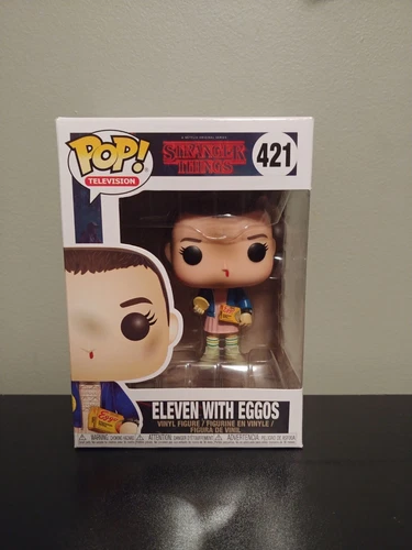 Funko Pop Stranger Things Eleven with Eggos # 421 + PROTECTOR