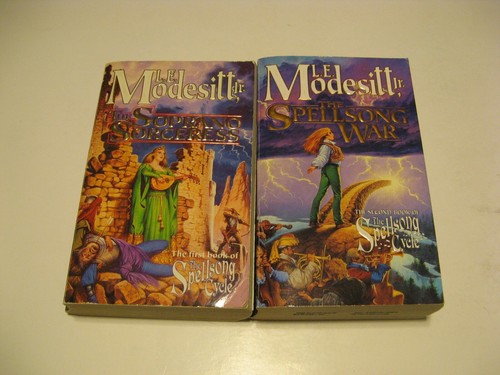 L.E.Modesitt,Jr. lot Spellsong Cycle 1-4 Soprano Sorceress,War,Shadow,Darksong - Imagen 4 de 6