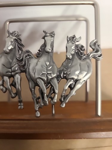 napkins holder 3 Horse's in gallop - Picture 7 of 9