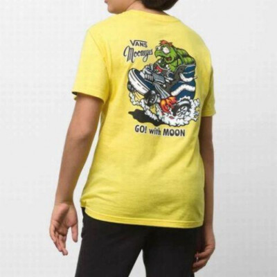 VANS × MOONEYES コラボ 限定Tシャツ US企画 新品未使用 黄 VANS × MOONEYES コラボ 限定Tシャツ US企画 新品未使用 黄