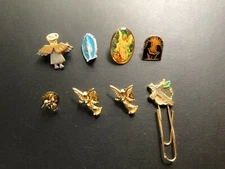 Splendid "The CATHOLIC Items" Pinbacks - Brooch,etc. Lot of (8)