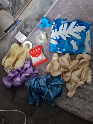 Schneeflocke Luftballons Set Nagelneu für Geburtstag Party 