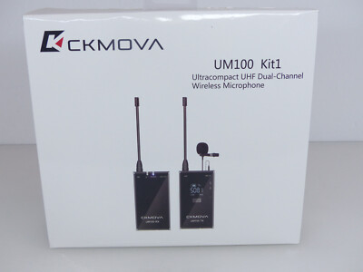 CKMOVA UM100 Kit4 UHF Dual Channel Kanal Wireless Funkmikrofon Kit NEU #KT