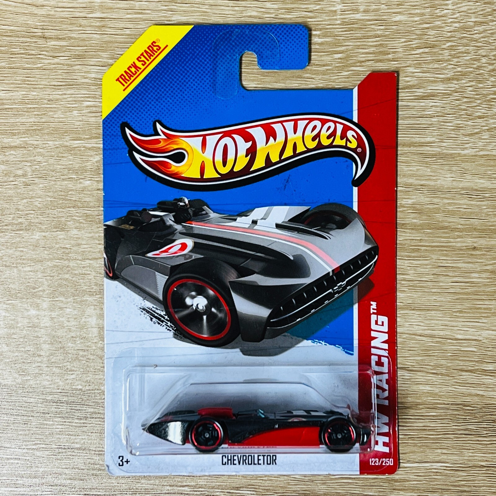 Chevroletor  HW Racing Track Aces 2013 123/250 Long Card Black Red