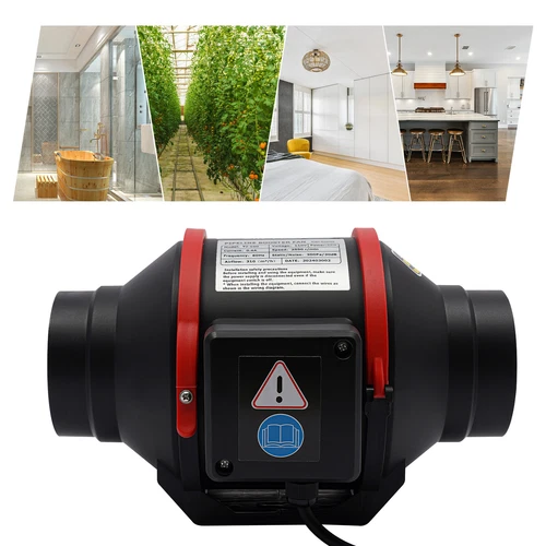 4In Multifunctional Powerful Mute Exhaust Fan Pipe Vent Exhaust Fan Duct 2550RPM - Picture 22 of 39