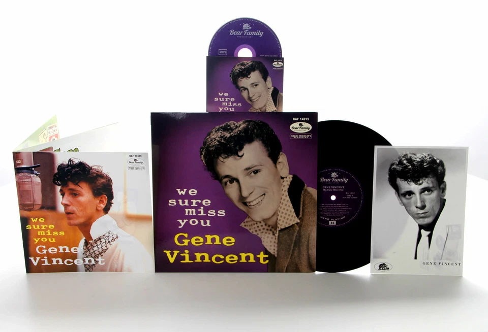 Gene Vincent - We Sure Miss You - Commemorative Album (LP, 10inch & CD, Ltd.)... - Image 3 of 4
