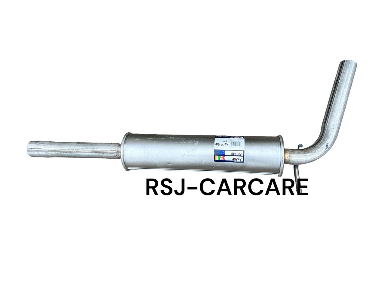 Klarius SK35P Exhaust Centre Box FABIA  / IBIZA  / POLO   1.0 / 1.4   1999>