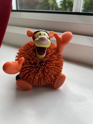 Vintage Disney Winnie Puuh Tigger Koosh Ball 1997 selten orange taktiles Spielzeug