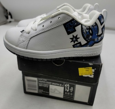 DC Court Graffik SE J White/Black/Royal 