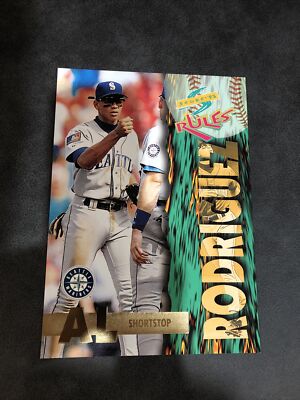 1995 Alex Rodriguez Score RULES JUMBO Insert SP #5 - Mariners NY Yankees
