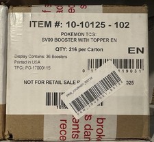 POKEMON TCG - Journey Together Enhanced Booster Box SEALED Case