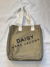 Marc Jacobs Daisy Fragrances Shimmering Gold Tone Tote Bag FREE SHIPPING