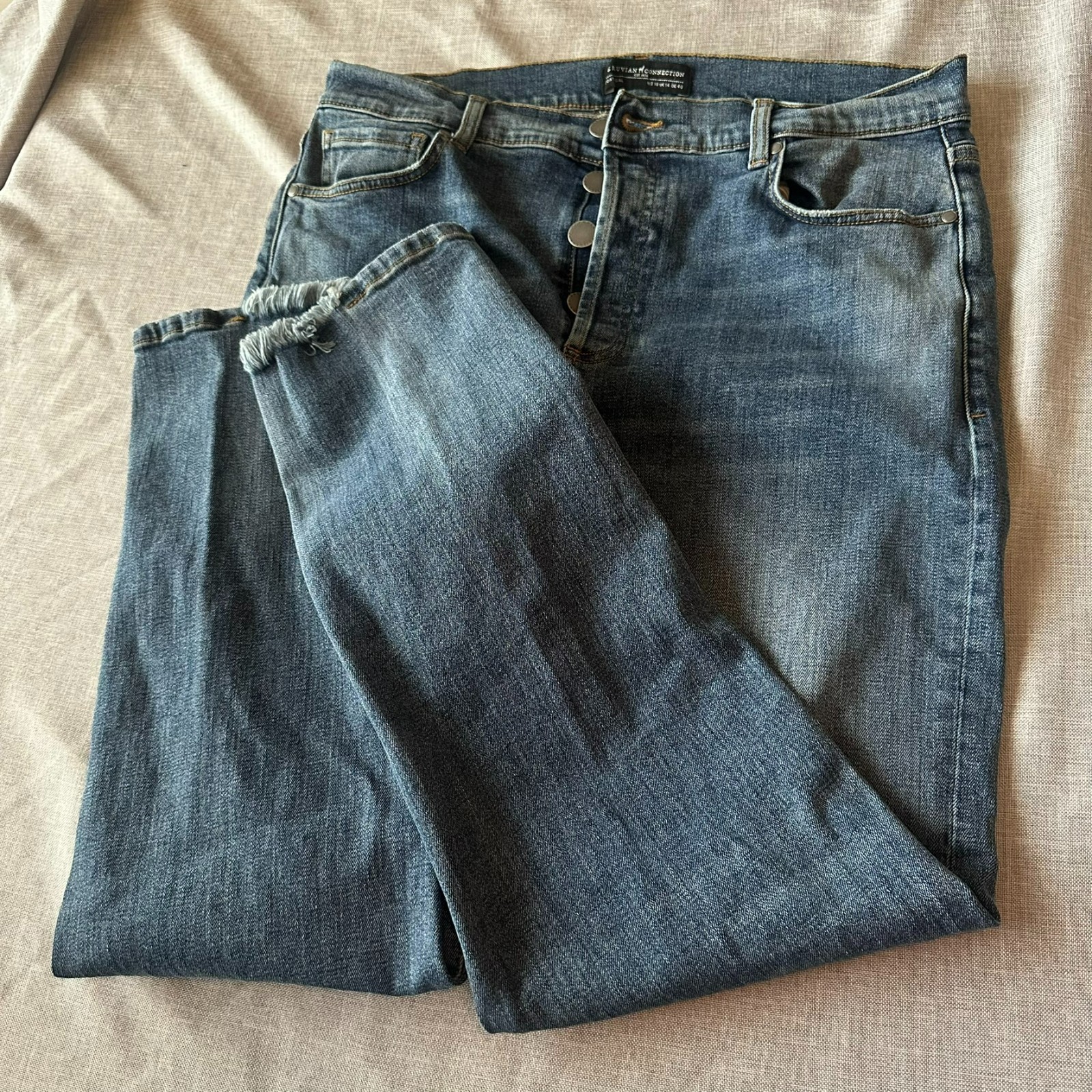 Peruvian Connection Cimarron Button Fly Jeans Wom… - image 9