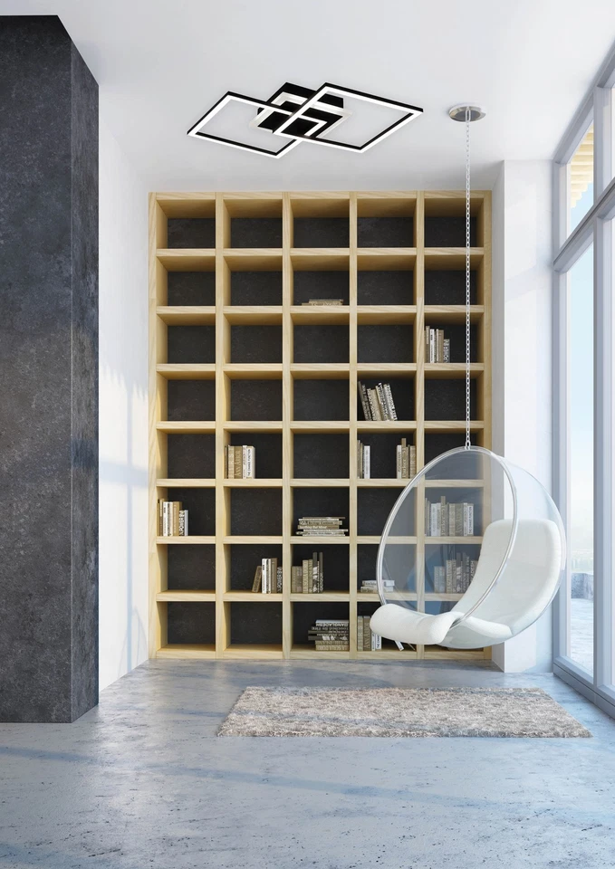 REALITY LED-Deckenleuchte Venida R62793132 schwarz, 25 W, 3000 lm, 3000 K - Bild 3 von 3